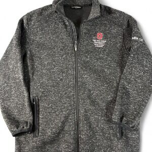 NWOT Gray heathered Ohio State University zip-up jacket. Men's XL